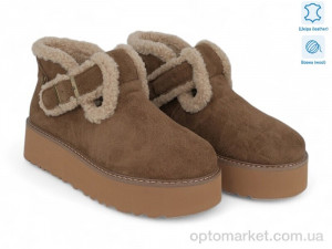 Уги жіночі 202034 ALLSY коричневий  оптом от Optomarket