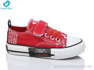 Кеди дитячі 2023-1 червоний Comfort-baby червоний  оптом от Optomarket