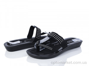 Шльопанці жіночі 2024-040 чорний Demur чорний  оптом от Optomarket