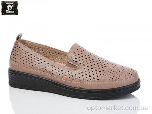 Туфлі жіночі 2024-19 Steel Land коричневий  оптом от Optomarket