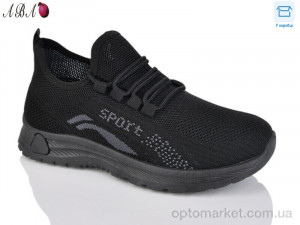 Кросівки жіночі 2024-22-1 Aba чорний  оптом от Optomarket