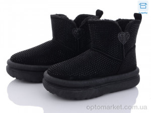 Уги жіночі 2024-60-1 Gollmony чорний  оптом от Optomarket