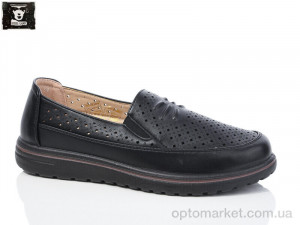 Туфлі жіночі 2024-60 Steel Land чорний  оптом от Optomarket