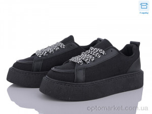 Кросівки жіночі 2024-66-1 Gollmony чорний  оптом от Optomarket