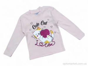 Батник дитячі 2024 пудровий Limina Kids рожевий  оптом от Optomarket