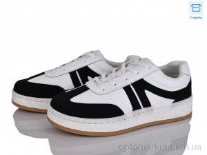 Кросівки жіночі 2025-3-2 black-white Victoria білий  оптом от Optomarket