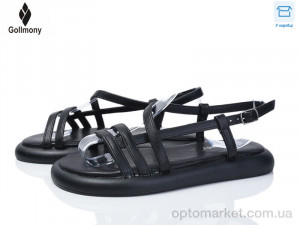 Босоніжки жіночі 2025-76-1 Gollmony чорний  оптом от Optomarket