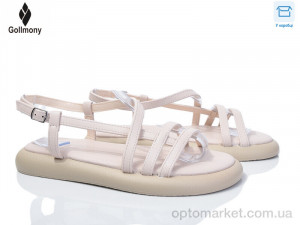 Босоніжки жіночі 2025-76-3 Gollmony бежевий  оптом от Optomarket