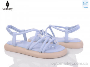 Босоніжки жіночі 2025-79-5 Gollmony синій  оптом от Optomarket