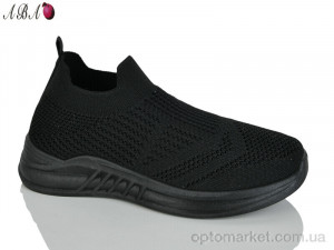 Кросівки жіночі 2026-15-1 Aba чорний  оптом от Optomarket