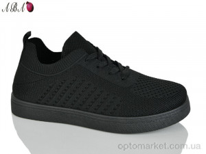 Кросівки жіночі 2026-17-1 Aba чорний  оптом от Optomarket
