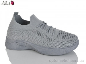 Кросівки жіночі 2026-19-3 Aba сірий  оптом от Optomarket