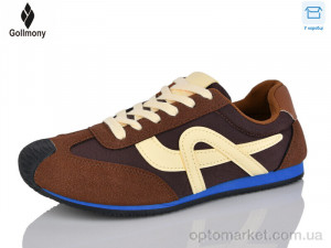 Кросівки жіночі 2027-5-2 brown Gollmony коричневий  оптом от Optomarket