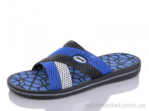 Шльопанці чоловічі 203 синій-old Крок синій  оптом от Optomarket