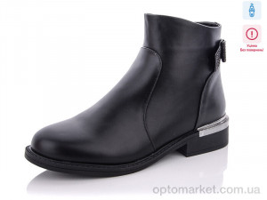 Черевики жіночі 203 уцінка A.L.S.K. чорний  оптом от Optomarket