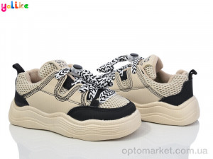 Кросівки дитячі 2048-1 Yalike бежевий  оптом от Optomarket