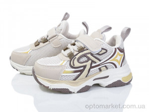 Кросівки дитячі 2051-3R B&G бежевий  оптом от Optomarket