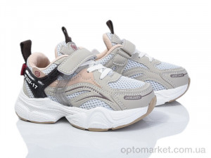 Кросівки дитячі 2052-2R B&G сірий  оптом от Optomarket