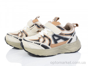 Кросівки дитячі 2053-4L B&G бежевий оптом от Optomarket