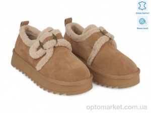 Уги жіночі 205479 ALLSY camel  оптом от Optomarket