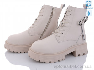 Черевики жіночі 206-198 Бабочка-Mengfuna-AESD бежевий  оптом от Optomarket