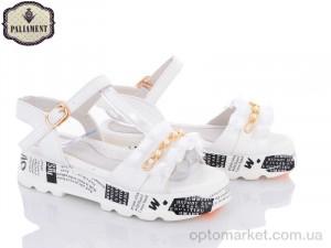 Босоніжки дитячі 20650-1 Paliament білий  оптом от Optomarket