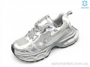 Кросівки жіночі 207378 ALLSY срібний оптом от Optomarket