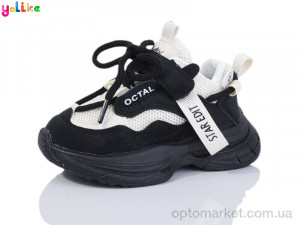 Кросівки дитячі 2082-1 Yalike чорний  оптом от Optomarket