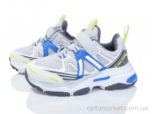 Кросівки дитячі 2082-2W B&G сірий  оптом от Optomarket
