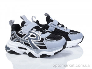 Кросівки дитячі 2082-3A B&G чорний  оптом от Optomarket