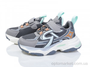 Кросівки дитячі 2082-3K B&G сірий  оптом от Optomarket