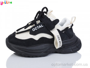 Кросівки дитячі 2082-5 Yalike чорний  оптом от Optomarket