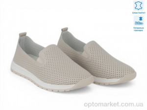 Сліпони жіночі 208377 ALLSY бежевий оптом от Optomarket
