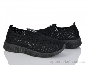 Кросівки жіночі 21-62 Fuguishan чорний оптом от Optomarket