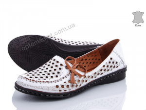 Туфли женские 2100-1-05 Grand Fashion белый  оптом от Optomarket