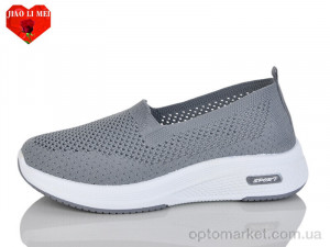 Сліпони жіночі 210 Jiao Li Mei сірий  оптом от Optomarket