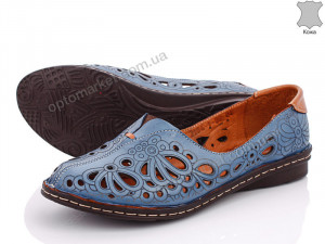 Туфли женские 2104-1-08-04 Grand Fashion синий оптом от Optomarket