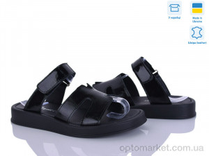 Шльопанці жіночі 2120-17 Tamei чорний оптом от Optomarket