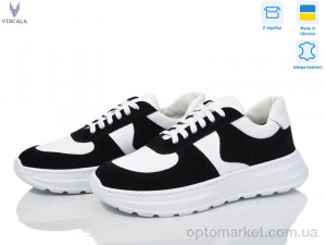 Кросівки жіночі 21206 біл-чорний Viscala білий  оптом от Optomarket