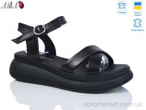 Босоніжки жіночі 2133-12 Tamei чорний  оптом от Optomarket