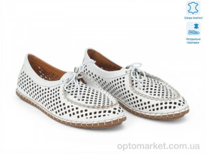 Мокасини жіночі 213811 Anna Lucci білий  оптом от Optomarket