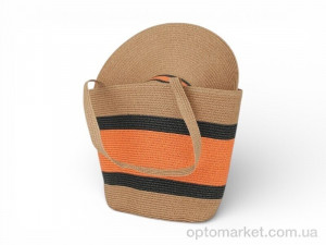 Сумка женская 213983 Lonza коричневий  оптом от Optomarket