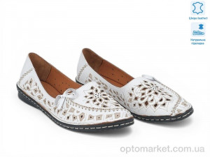Балетки жіночі 214023 Anna Lucci білий  оптом от Optomarket