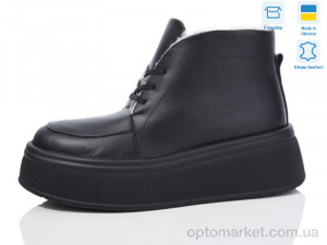 Черевики жіночі 218 чорний к. Lena чорний  оптом от Optomarket