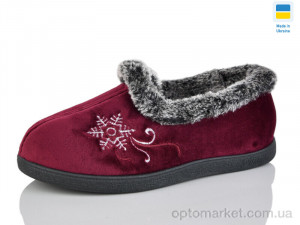 Капці жіночі 2202 бордо SV бордовий  оптом от Optomarket
