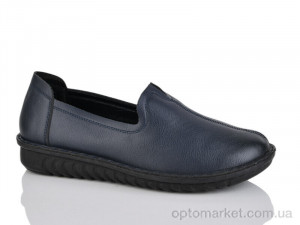 Туфлі жіночі 2203-5 Leguzaza синій  оптом от Optomarket