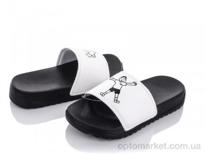 Шльопанці дитячі 2206-17 Crayon білий  оптом от Optomarket