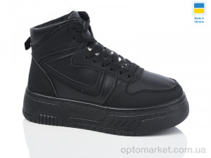 Кросівки жіночі 2209-1 Swin чорний  оптом от Optomarket