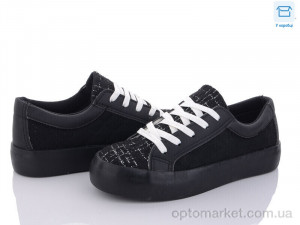 Кросівки жіночі 2209-2 PLPS чорний  оптом от Optomarket