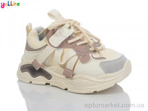 Кросівки дитячі 222-3 Yalike бежевий  оптом от Optomarket
